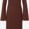 Monki Robes Midi Robe Femme Marron 1 Monki Robes Midi Robe Femme Marron -Monki cf531ff43066adb7632a7f612aeeaf1e