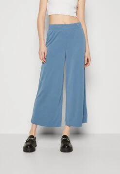 Monki Pantalon Classique - Blue Medium Dusty