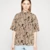 Monki Chemisier - Beige Medium Dusty