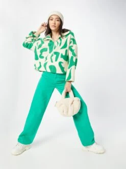 Monki Pulls à Col Roulé Pull-over Femme Crème -Monki d0627f16e5a79bc0aeba868fc0912fc2