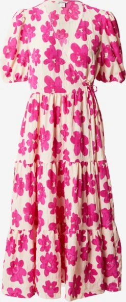 Monki Robes Midi Robe Femme Fuchsia