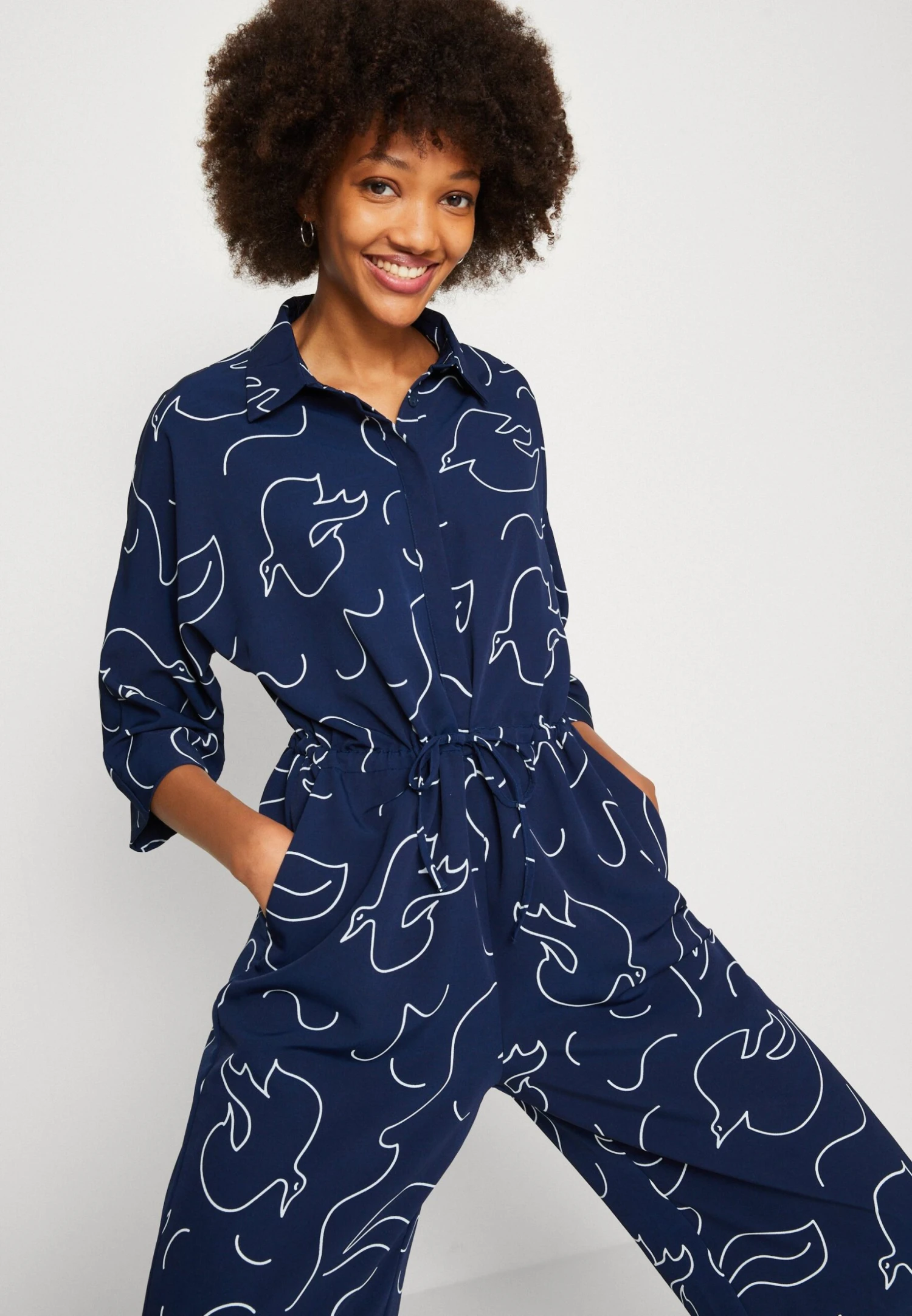 Monki Combinaison - Dark Blue 6 Monki Combinaison - Dark Blue – Image 4