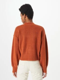 Monki Pulls Maille Fine Pull-over Femme Orange Foncé -Monki d30b47abba8dc40a5fcc1b51a7f035dc