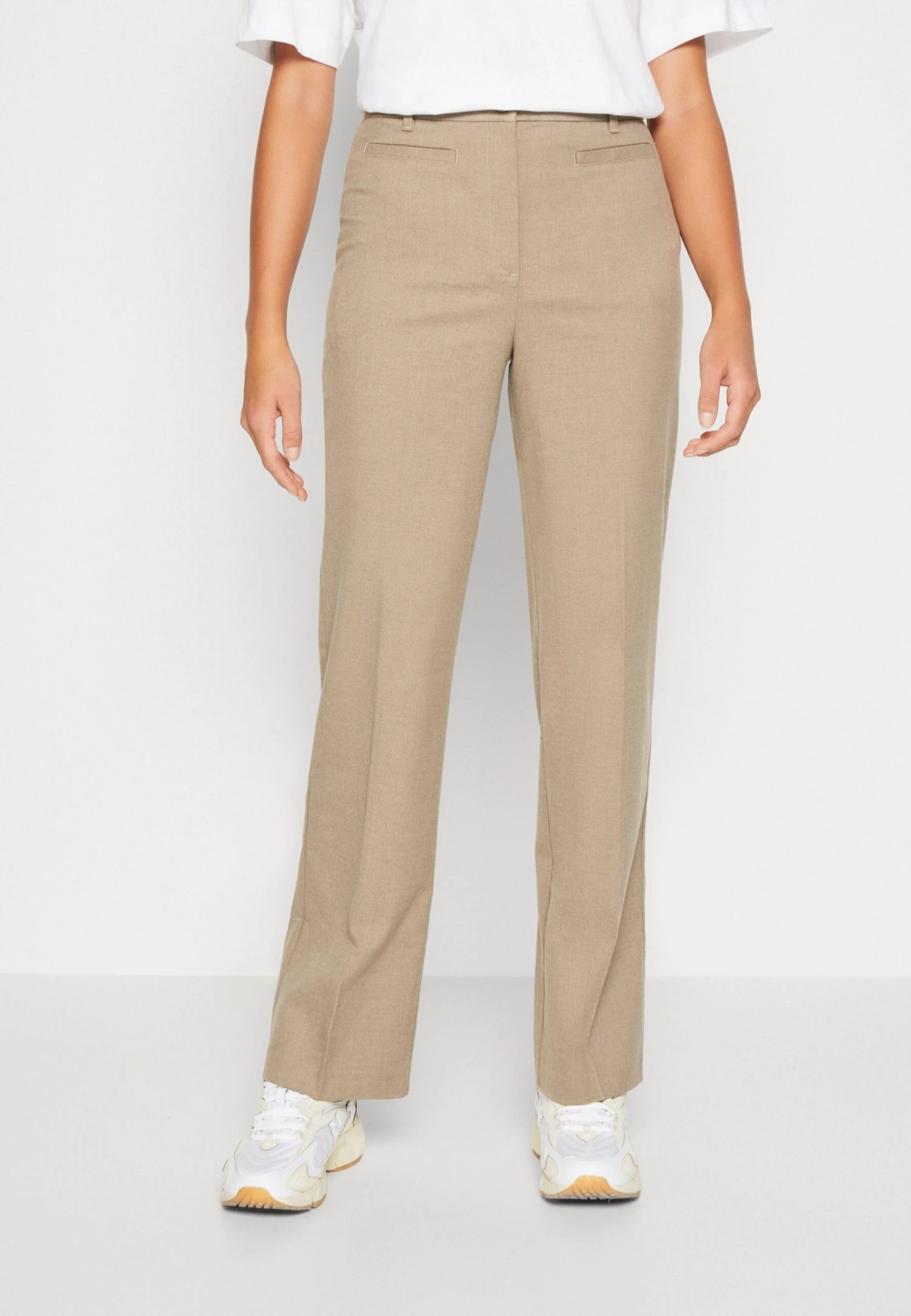 Monki Pantalon Classique - Mole Medium Dusty 3 Monki Pantalon Classique - Mole Medium Dusty