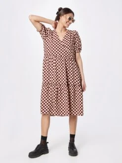 Monki Mini-robes Robe Femme Rose Pastel -Monki d378109e20273cf2b5ed7438627199c8