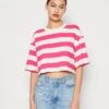 Monki T-Shirt Imprimé - Pink