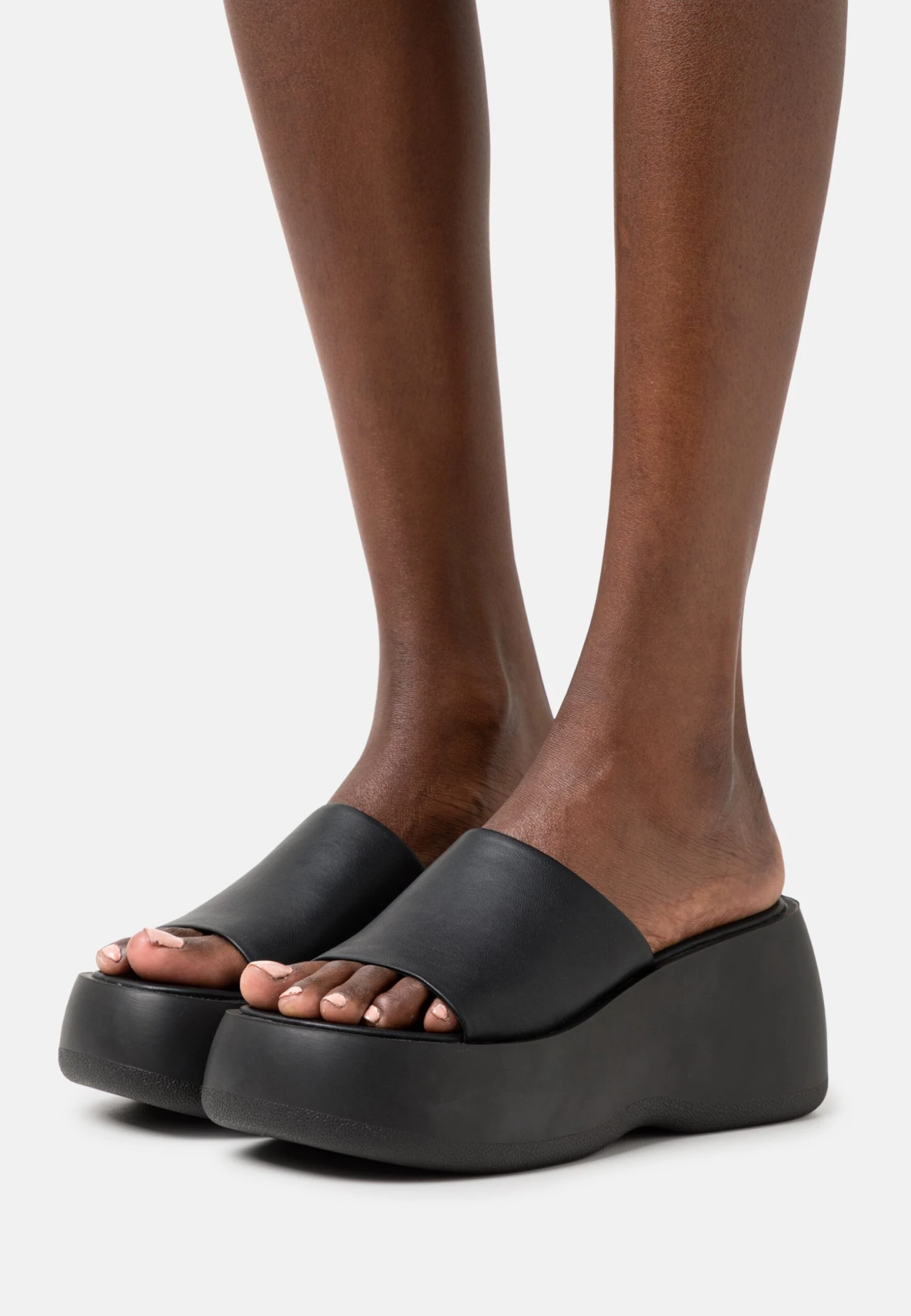 Monki Mules À Talons - Black Dark 3 Monki Mules À Talons - Black Dark