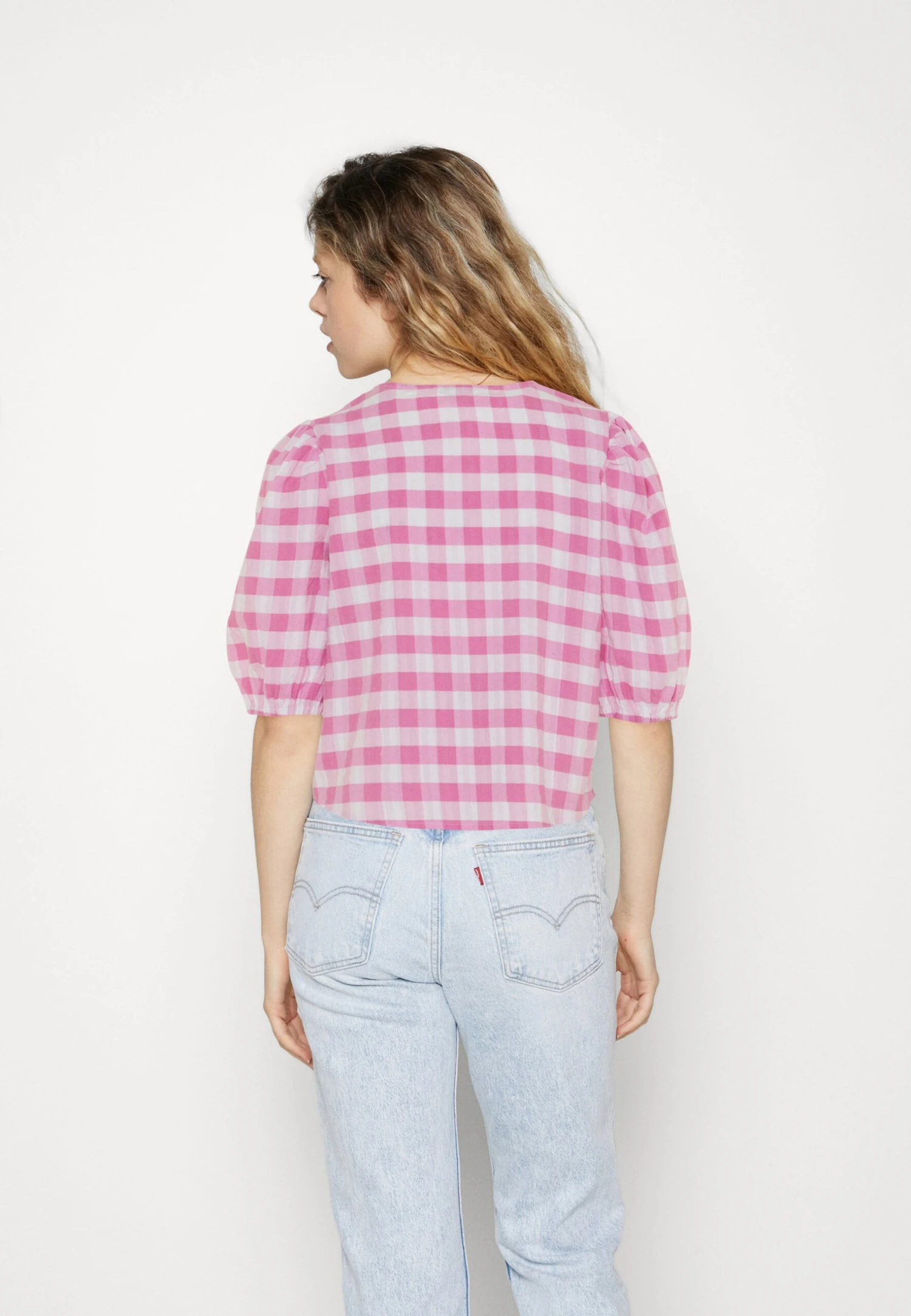 Monki Blouse - Pink 5 Monki Blouse - Pink – Image 3