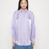 Monki Chemisier - Metallic Lilac -Monki d715c0663e38401eb2480195bf31d47b