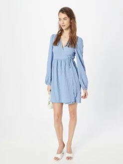 Monki Mini-robes Robe Femme Bleu Clair -Monki d927f557ea60bda6a9fd52ae4c1e9d33