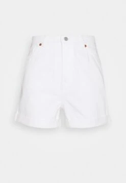 Monki Short En Jean - Off White -Monki d9d830877b964575b883d2ef98da5457