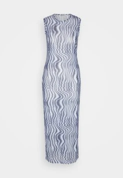 Monki Robe Longue - Blue -Monki d9fc5d2890a54c7f8c1f117b115766af