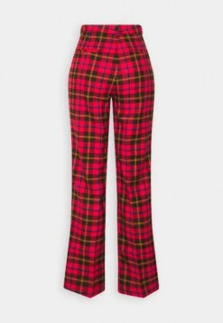 Monki Pantalon Classique - Red -Monki da1722bb80dd4ec0b19a85d9f68c6aee