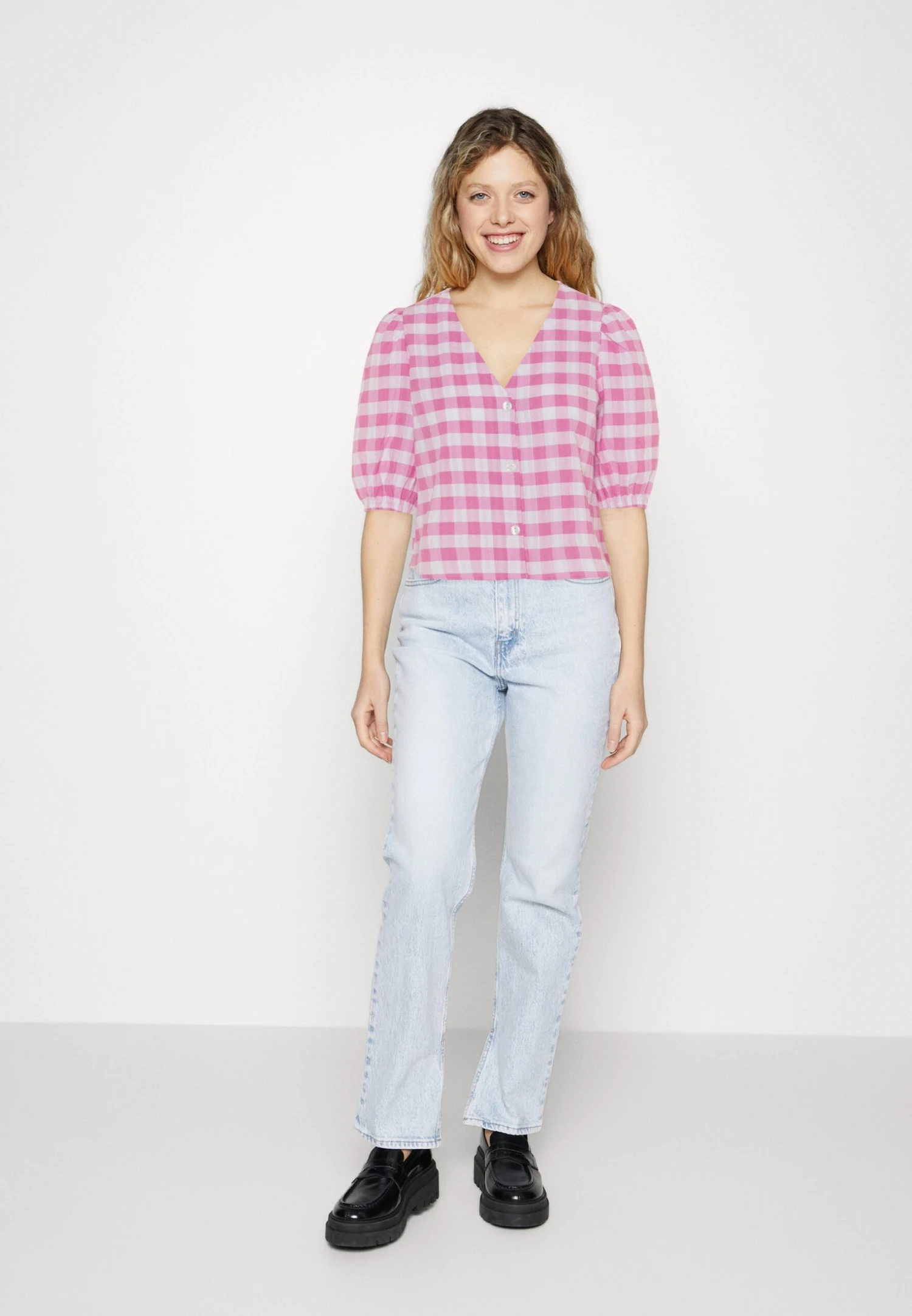 Monki Blouse - Pink 4 Monki Blouse - Pink – Image 2
