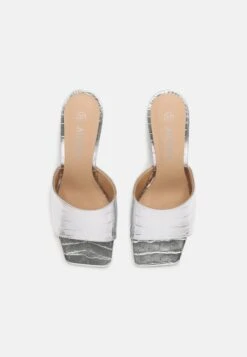 Monki Mules À Talons - Silver 14 Monki Mules À Talons - Silver -Monki dd0f850346084691a91bb939281ec2af