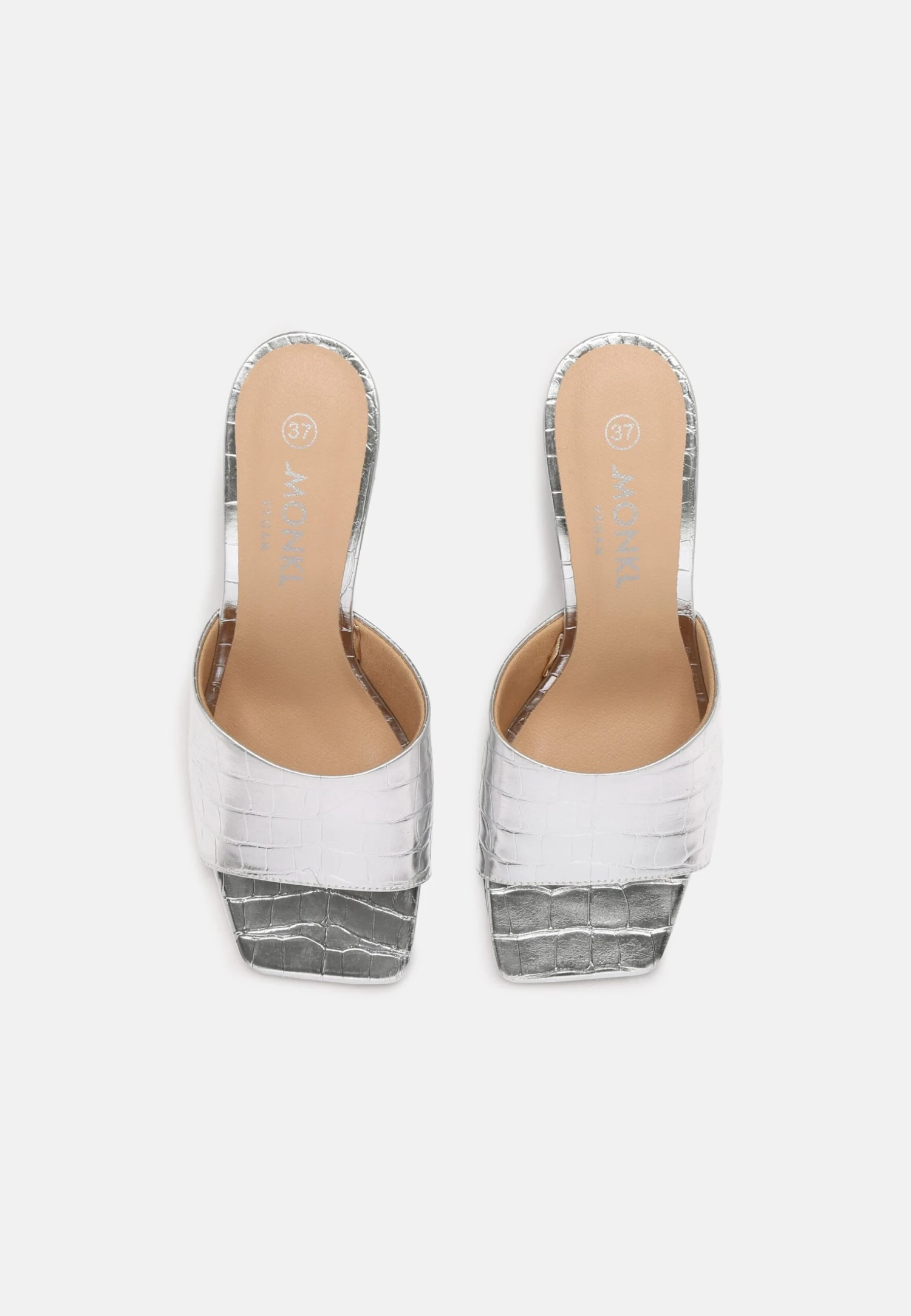 Monki Mules À Talons - Silver 7 Monki Mules À Talons - Silver – Image 5