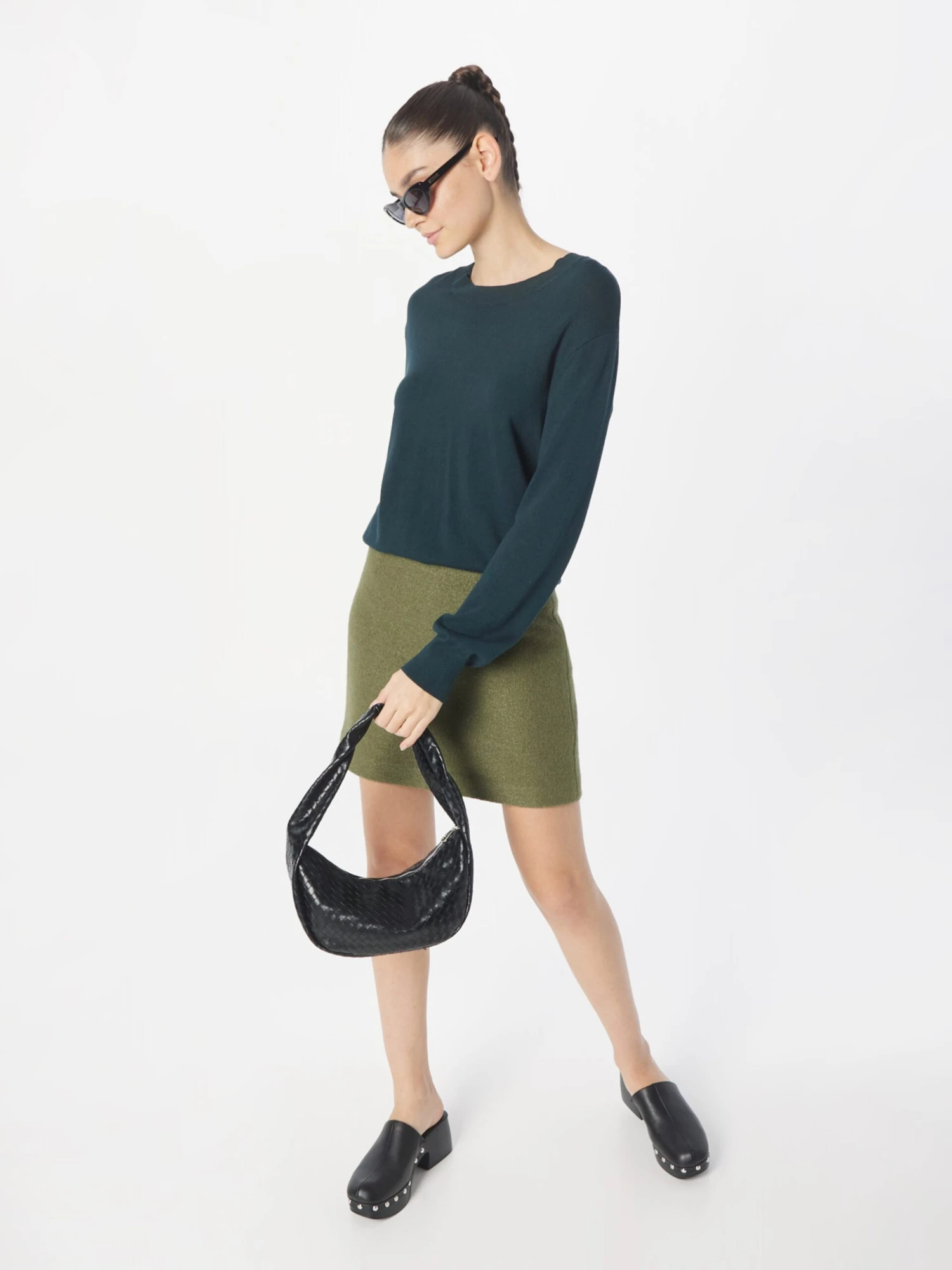 Monki Pulls Basiques Pull-over Femme Bleu 7 Monki Pulls Basiques Pull-over Femme Bleu – Image 5