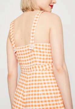 Monki Combinaison - Orange Gingham 12 Monki Combinaison - Orange Gingham -Monki de9056753c174450b7aa13f9c9489f75