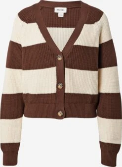 Monki Gilets Cardigan Femme Marron