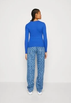 Monki T-Shirt À Manches Longues - Blue Bright -Monki df0a4a2c0c6347659c5daefbe82d234a