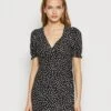 Monki Robe De Jour - Black Dark Poetic -Monki dfdbb856563241a581f2c414eb880b24