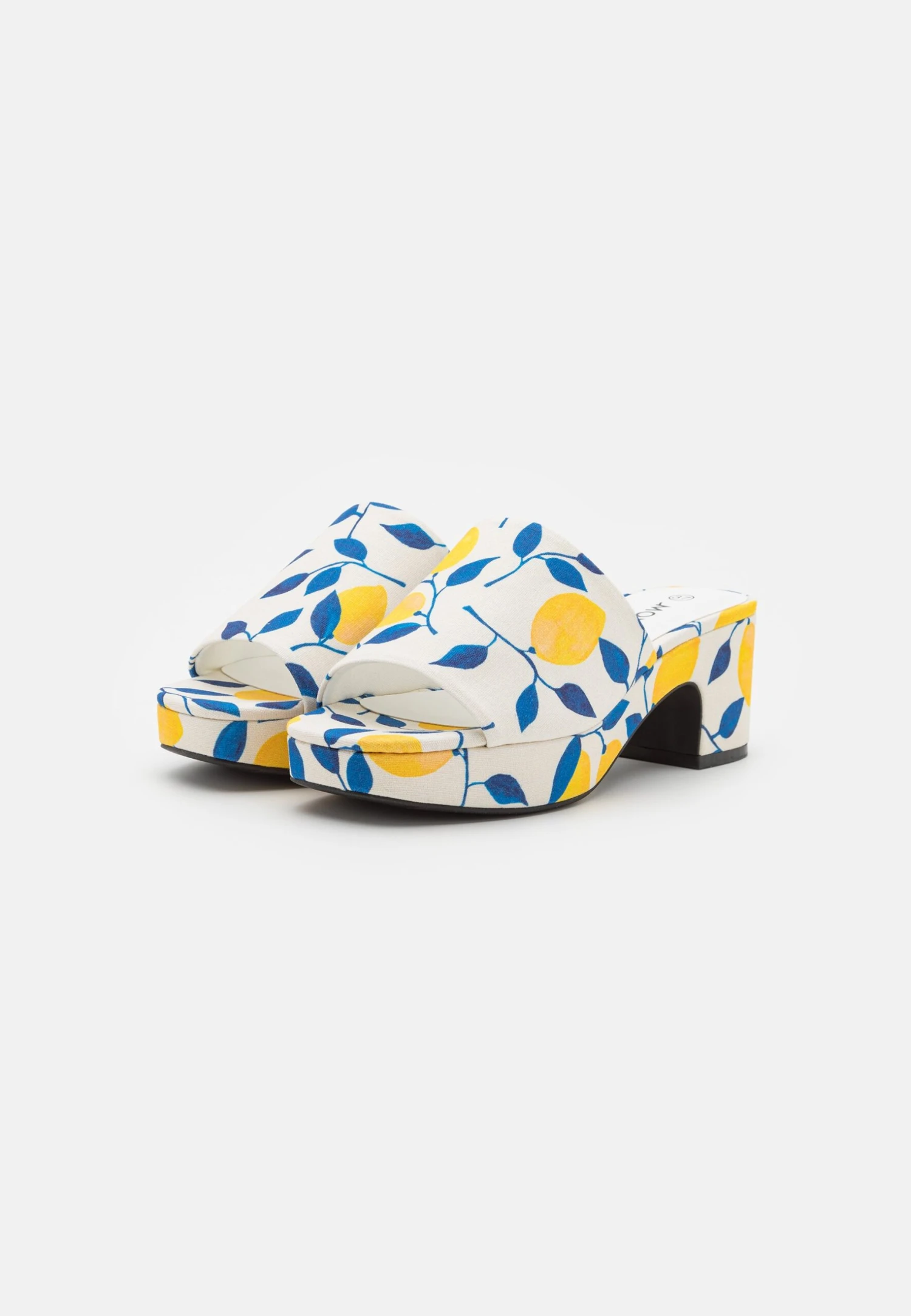 Monki Mules À Talons - Yellow Bright 5 Monki Mules À Talons - Yellow Bright – Image 3