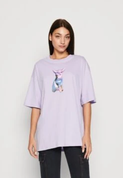 Monki T-Shirt Basique - Lilac