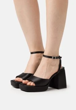 Monki Sandales Ă Talons Hauts - Black Dark