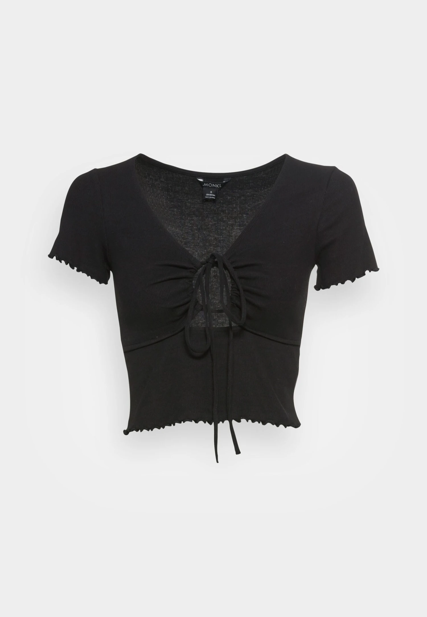 Monki T-Shirt Basique - Black Dark 6 Monki T-Shirt Basique - Black Dark – Image 4