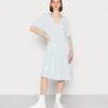 Monki Robe De Jour - Blue -Monki e383c94718bc470d8b9fedb65f3efd7f