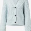 Monki Gilets Cardigan Femme Bleu Pastel -Monki eafc41bbd5831976e5d1e9a376685e52