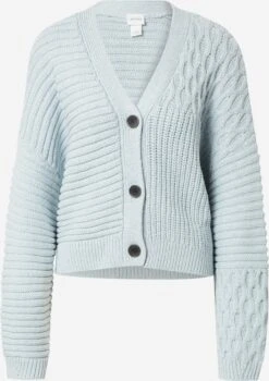 Monki Gilets Cardigan Femme Bleu Pastel