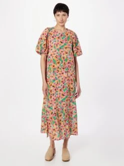 Monki Robes Longues Robe Femme Rose Clair -Monki ebf3815e302ef7793698c6b67f578863