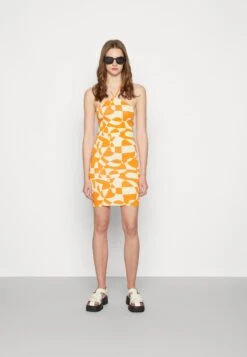 Monki Robe En Jersey - Yellow Dusty Light/Orange -Monki ec6270b7820a4cbea35b71eb2b0e395d