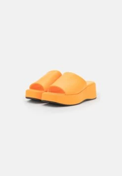 Monki Mules À Talons - Orange -Monki ed6a56ec85534464bcec1c6dee99ec84