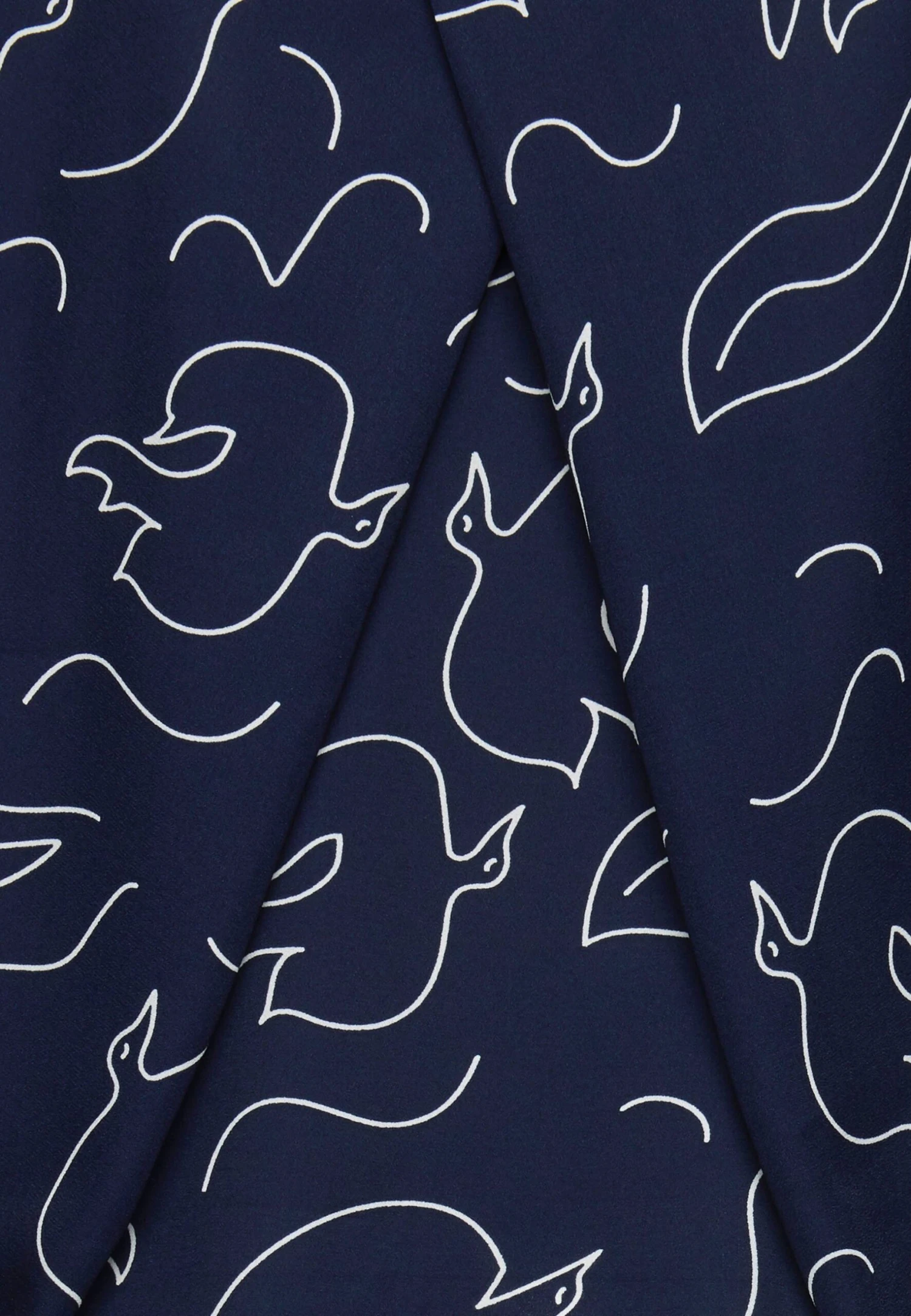 Monki Chemisier - Dark Blue/Light Blue 7 Monki Chemisier - Dark Blue/Light Blue – Image 5