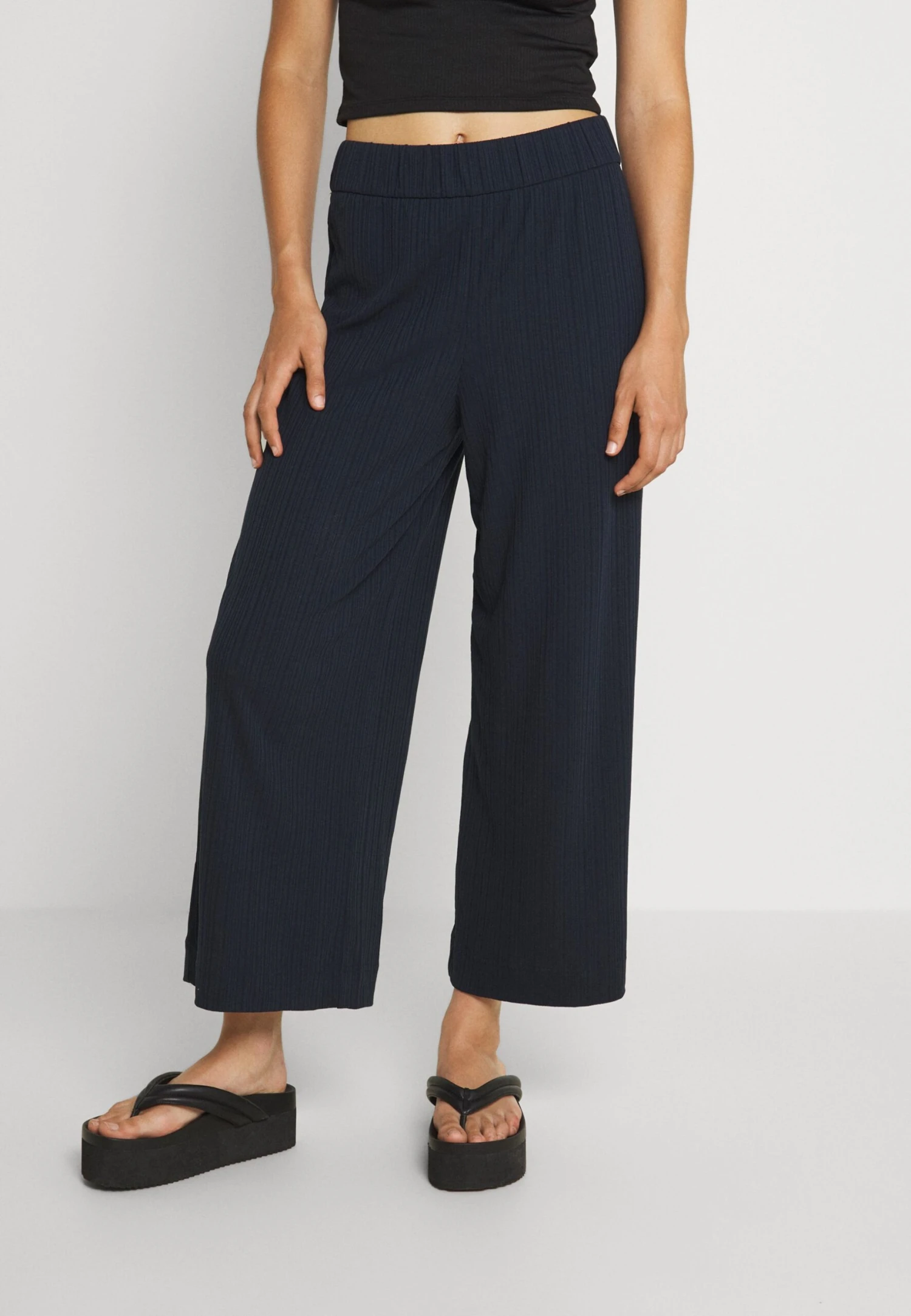 Monki Pantalon Classique - Blue Dark 3 Monki Pantalon Classique - Blue Dark