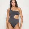 Monki Maillot De Bain - Dark Grey -Monki f180eb7d1d8e48509ebad0a3c9135365