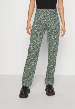 Monki Jean Droit - Green Medium Dusty