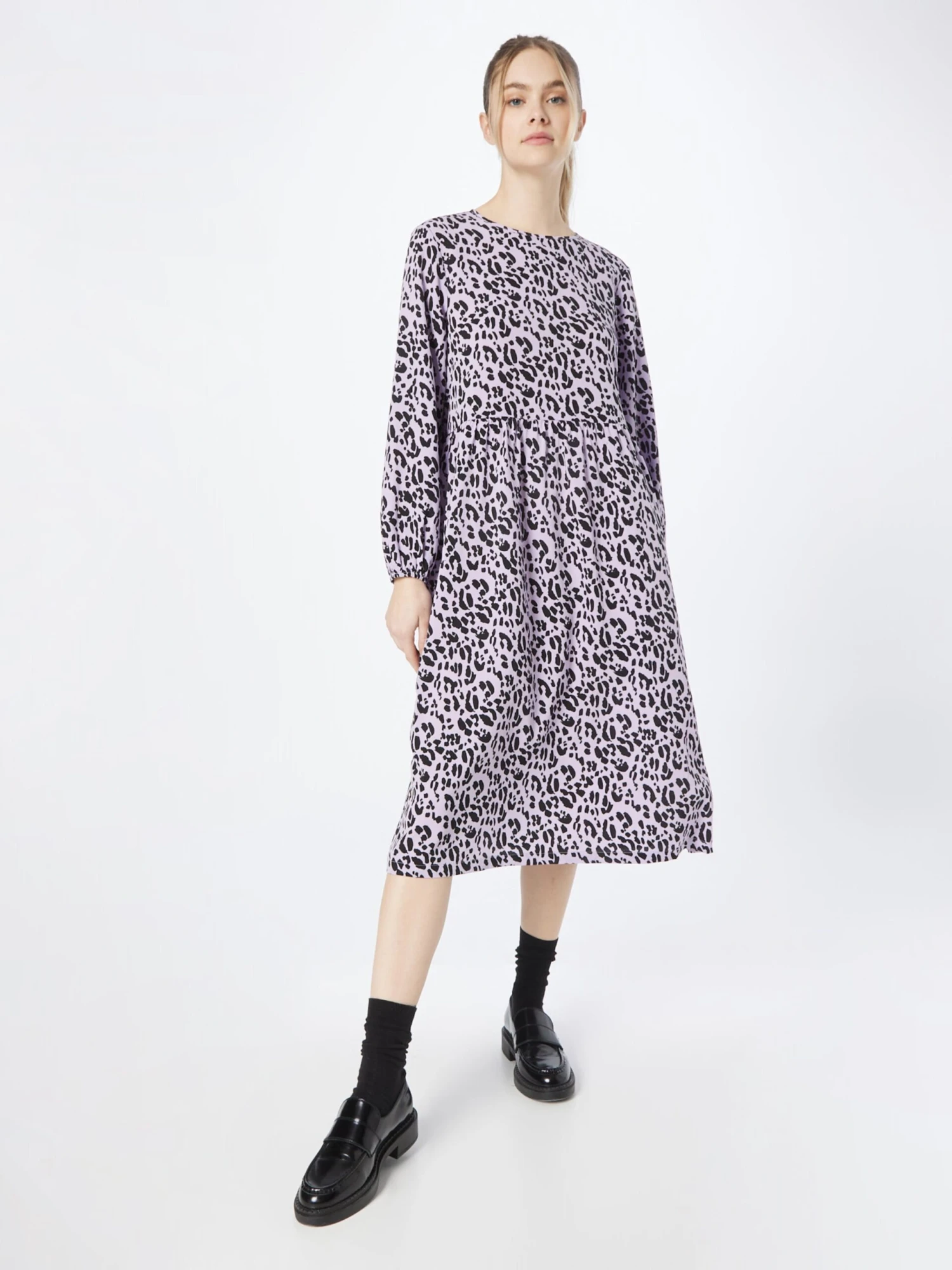 Monki Robes Midi Robe Femme Lilas 5 Monki Robes Midi Robe Femme Lilas – Image 3