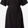 Monki Robes Midi Robe Femme Noir -Monki f5e2e093cf0f03e6180402535abd1787