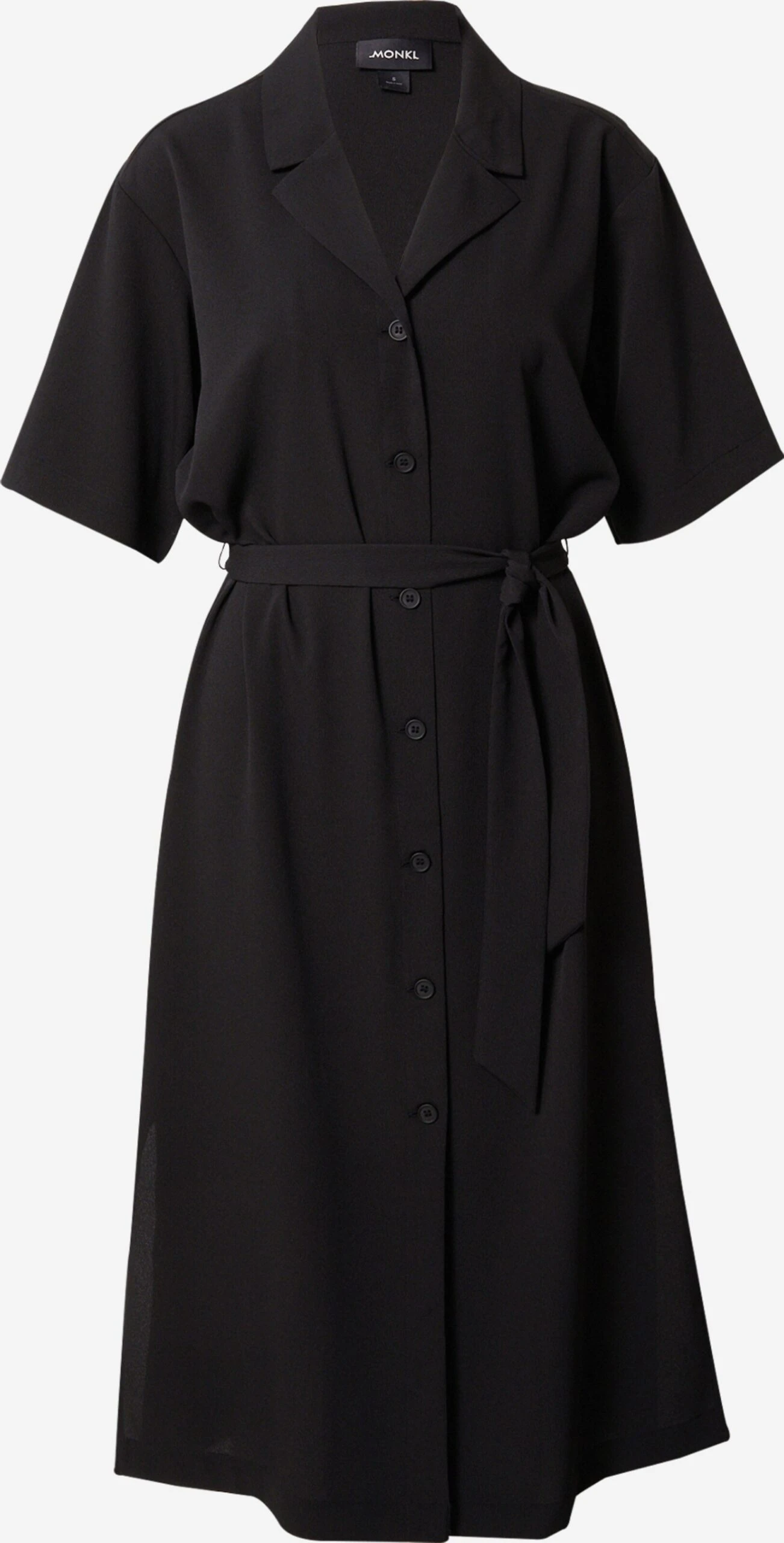 Monki Robes Midi Robe Femme Noir 3 Monki Robes Midi Robe Femme Noir