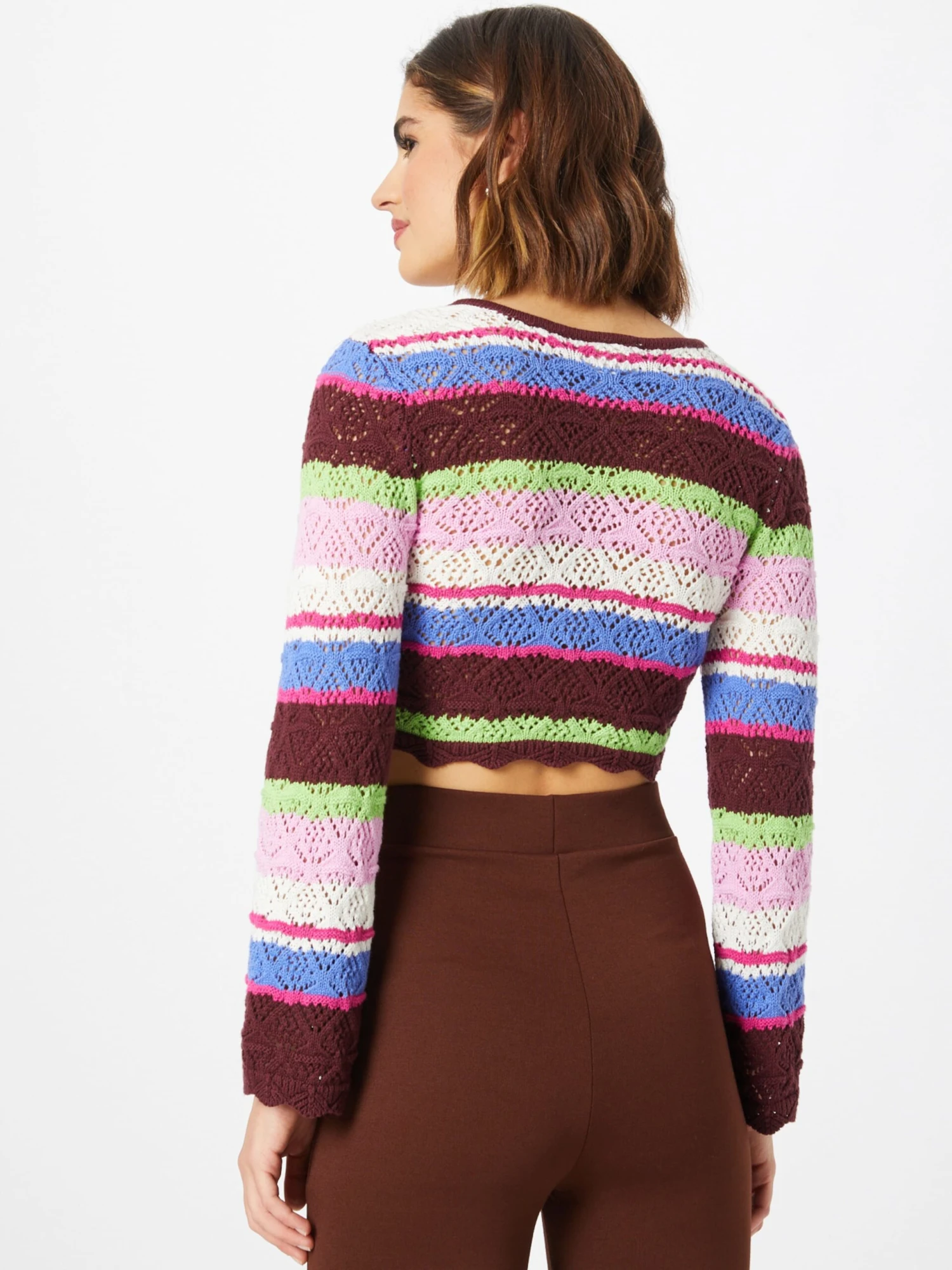 Monki Boleros Boléro Femme Rose / Rose 6 Monki Boleros Boléro Femme Rose / Rose – Image 4