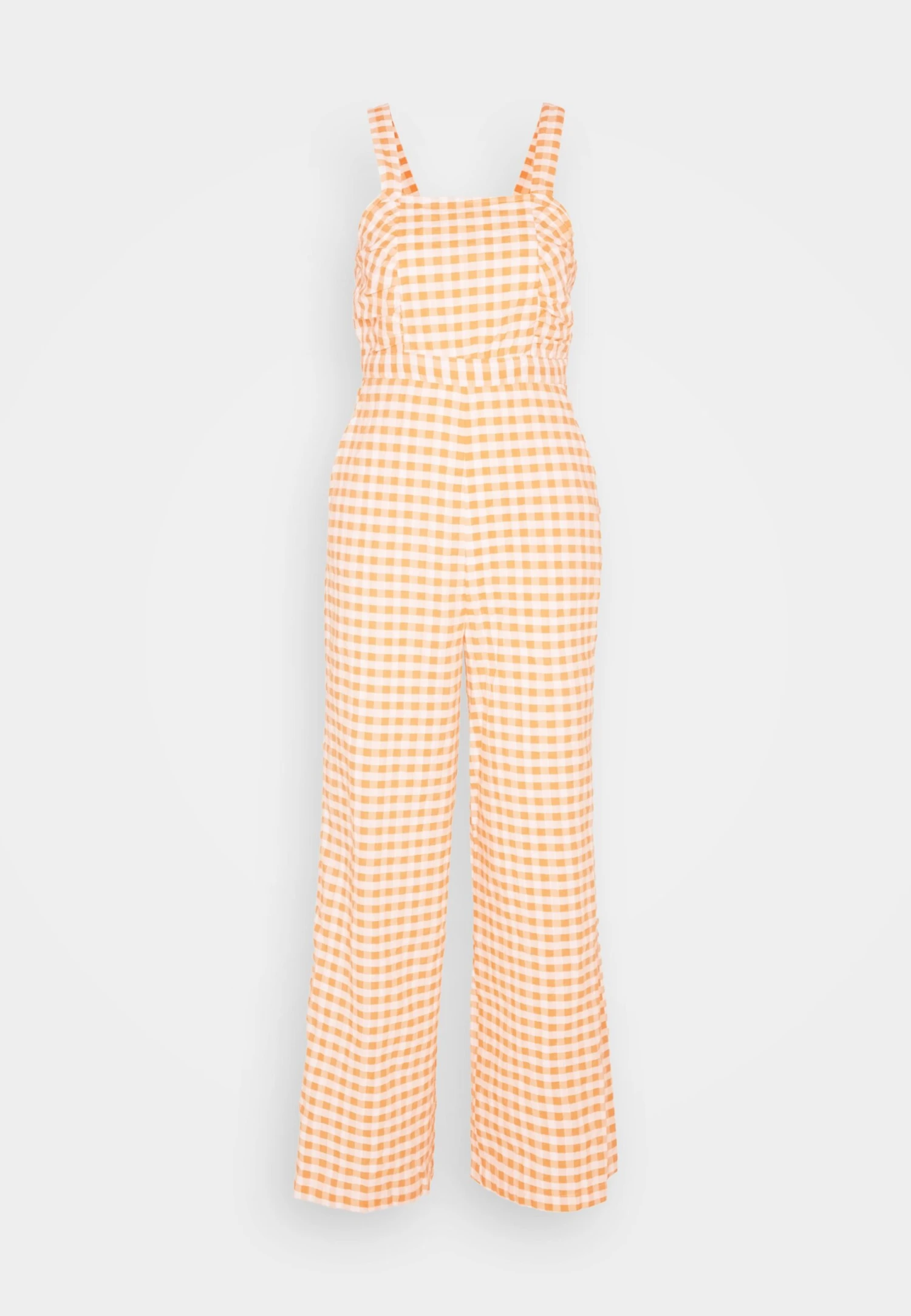 Monki Combinaison - Orange Gingham 6 Monki Combinaison - Orange Gingham – Image 5
