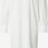 Monki Robes Fluides Robe-chemise Femme Blanc / Blanc Cassé -Monki f95157c39c71544870d9021e7f6a0a1f